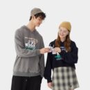 Unisex Kapuzenpullover mit Animal-Print und langen Ärmeln