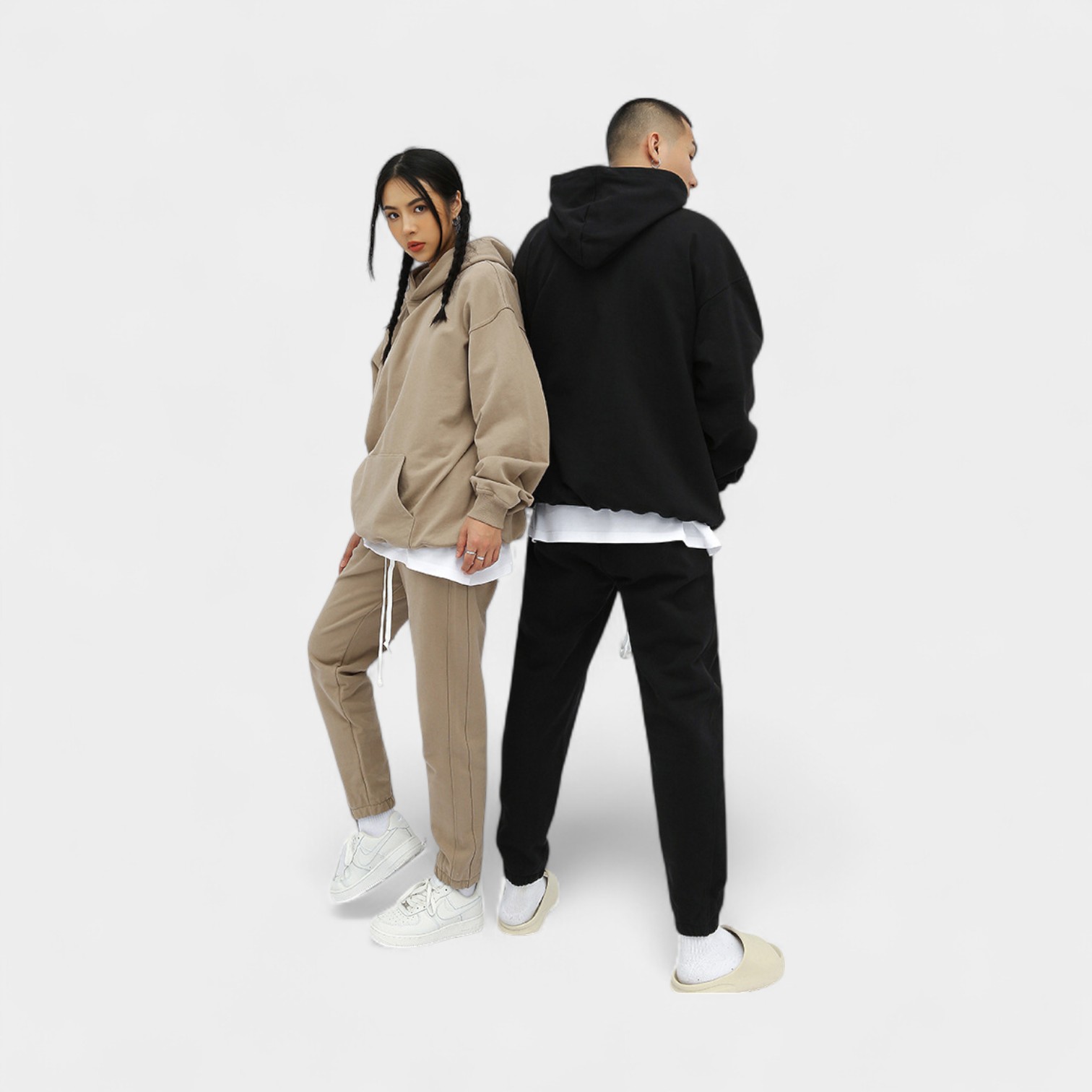 Unisex Oversized Hoodie mit langen Ärmeln – Bild 6