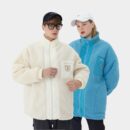 Unisex Oversized Fleecejacke mit langen Ärmeln