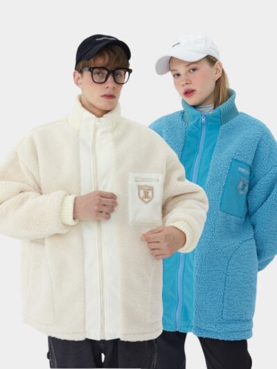 Unisex Oversized Long sleeves Fleece Jacket