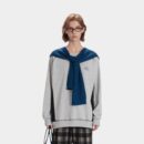 Damen Oversize Langarm Sweatshirt