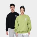 Unisex Sweatshirt mit Textdruck und langen Ärmeln