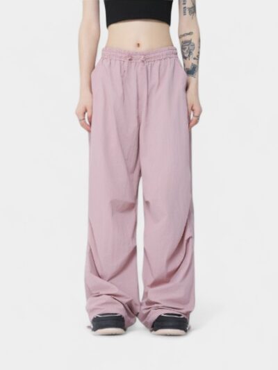 Women's Relaxed Fit/Loose Fit Parachute Pants