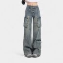 Damen Cargo Hose mit Relaxed Fit/Loose Fit