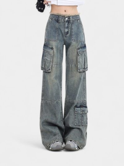 Women's Relaxed Fit/Loose Fit Cargo Pants