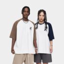 Unisex T-Shirt mit Textdruck und kurzen Ärmeln