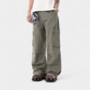 OREETA, Coarse Scrub and Old American Crock Pants 2024 Fashion Brand Loose Stacking Straight Crock Pants for Men