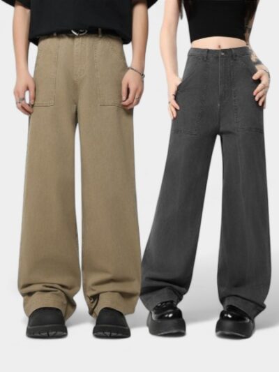 Unisex Relaxed Fit/Loose Fit Cargo Pants