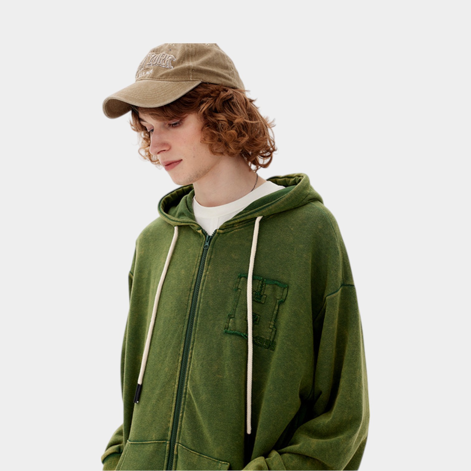 Vintage Men´s sweat jacket | Green