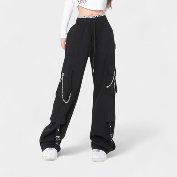 Damen Cargo Hose mit Relaxed Fit/Lockere Passform – Bild 6