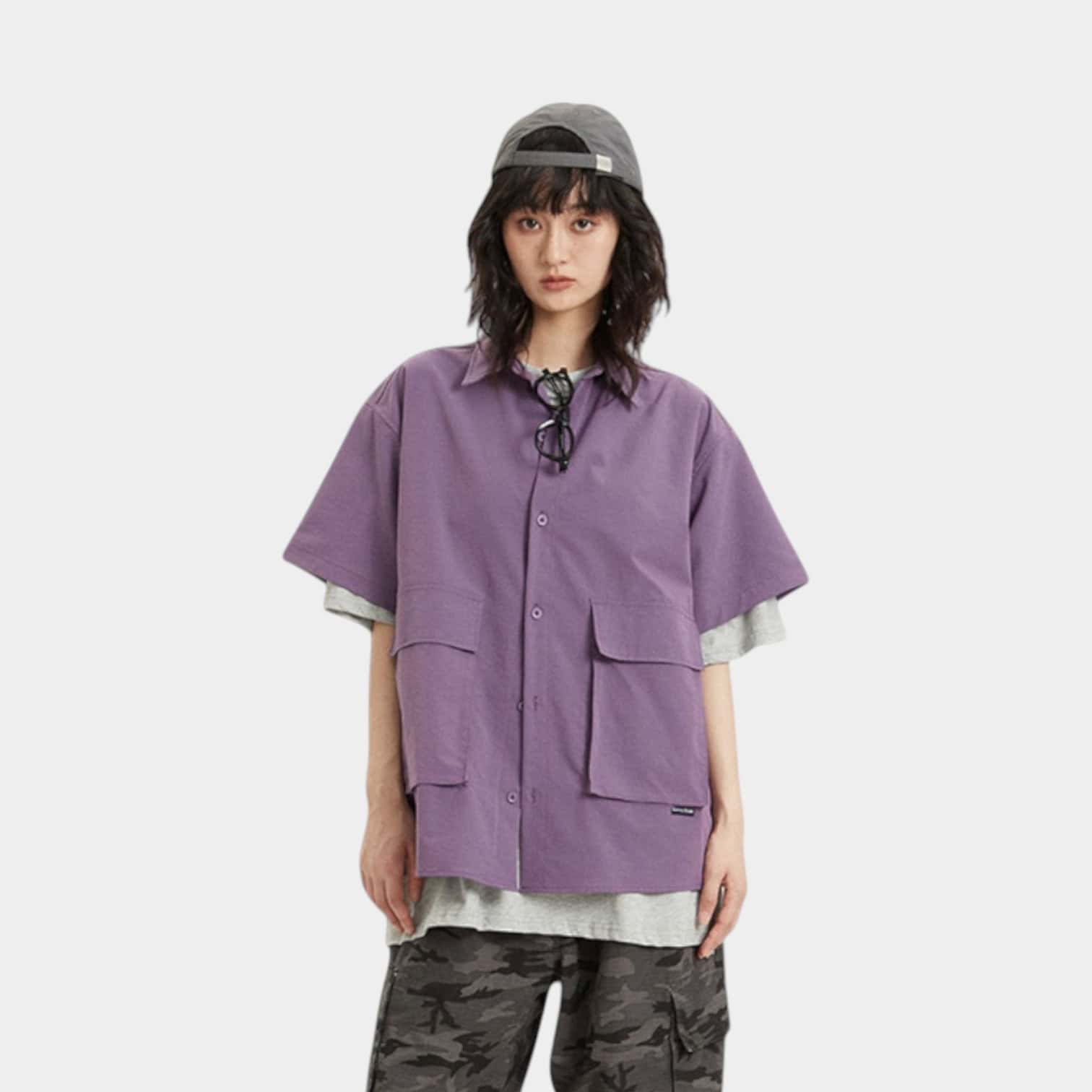 Damen Regular Fit Kurzarm Freizeit Hemd – Bild 6