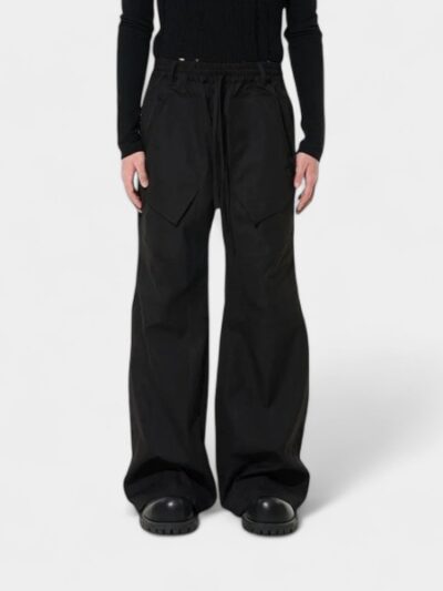 OREETA Celebrity Style American Style Cargo Pants 3D Clipped Waist Adjustable Twill Cargo Pants Casual Trousers For Men