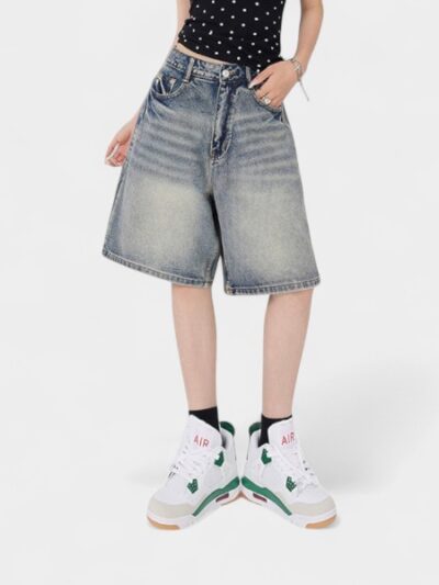 Women's Relaxed Fit/Loose Fit Sleeveless Jorts