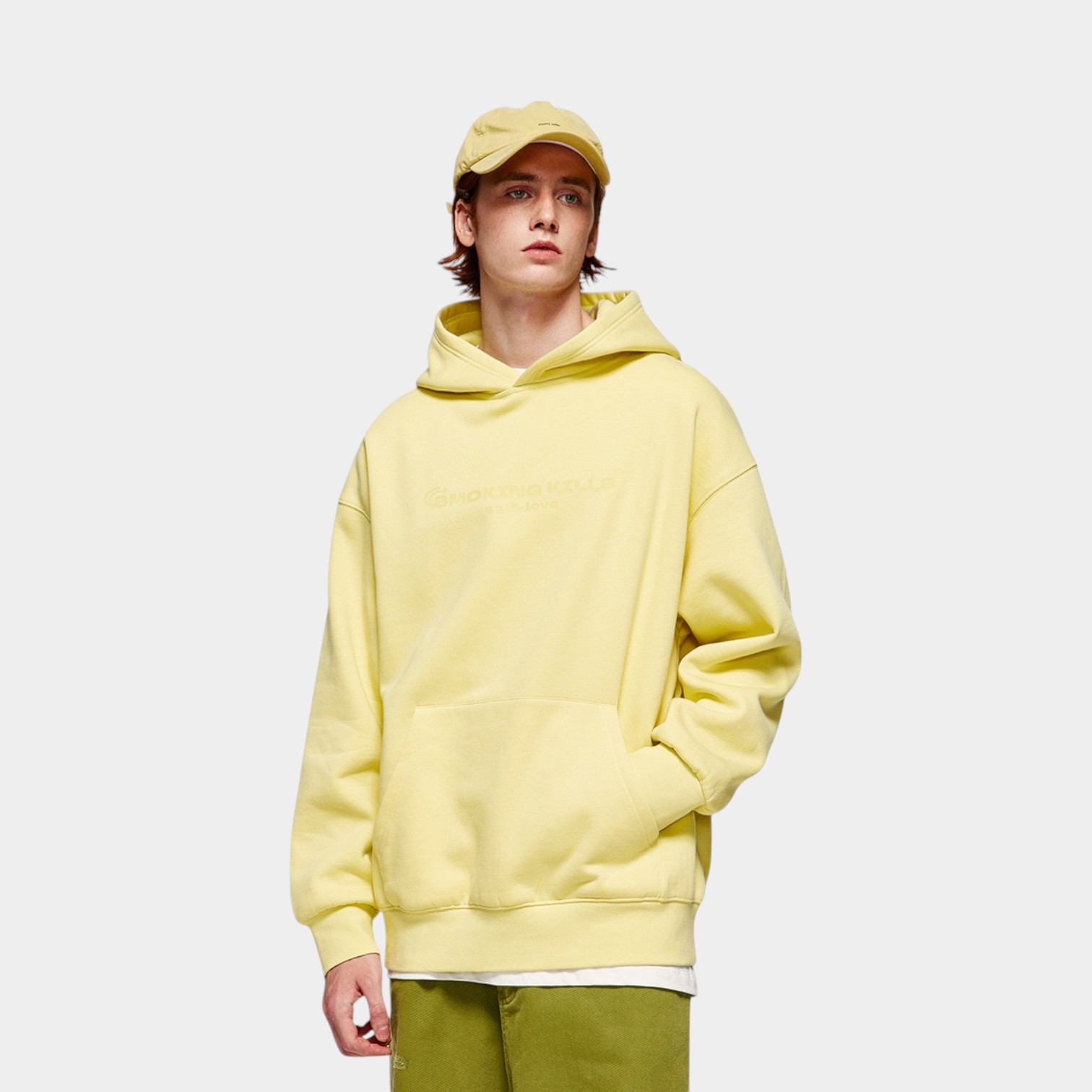 Herren Hoodie mit Textdruck und langen Ärmeln – Bild 3