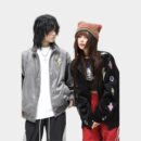 Unisex Regular Fit Langarm Zip-Jacke