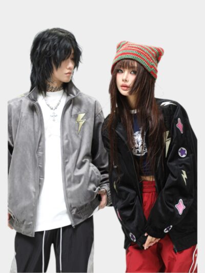 Unisex Regular Fit Long sleeves Zip up Jacket