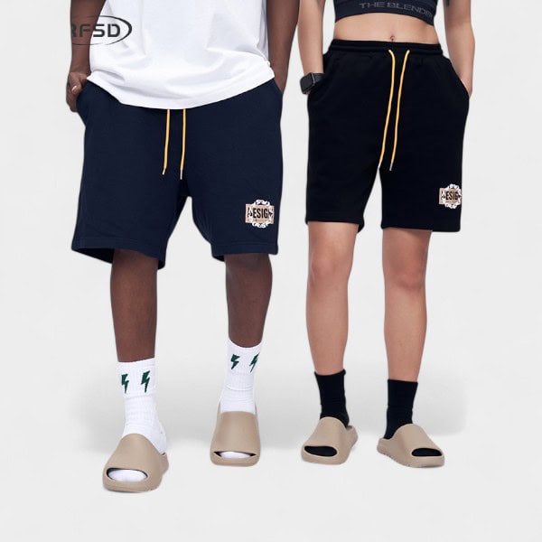 RFSD Men's Wear | 2024 Summer 320G Heavy Printing Basic Shorts Street Loose Fashion Brand Pants Men