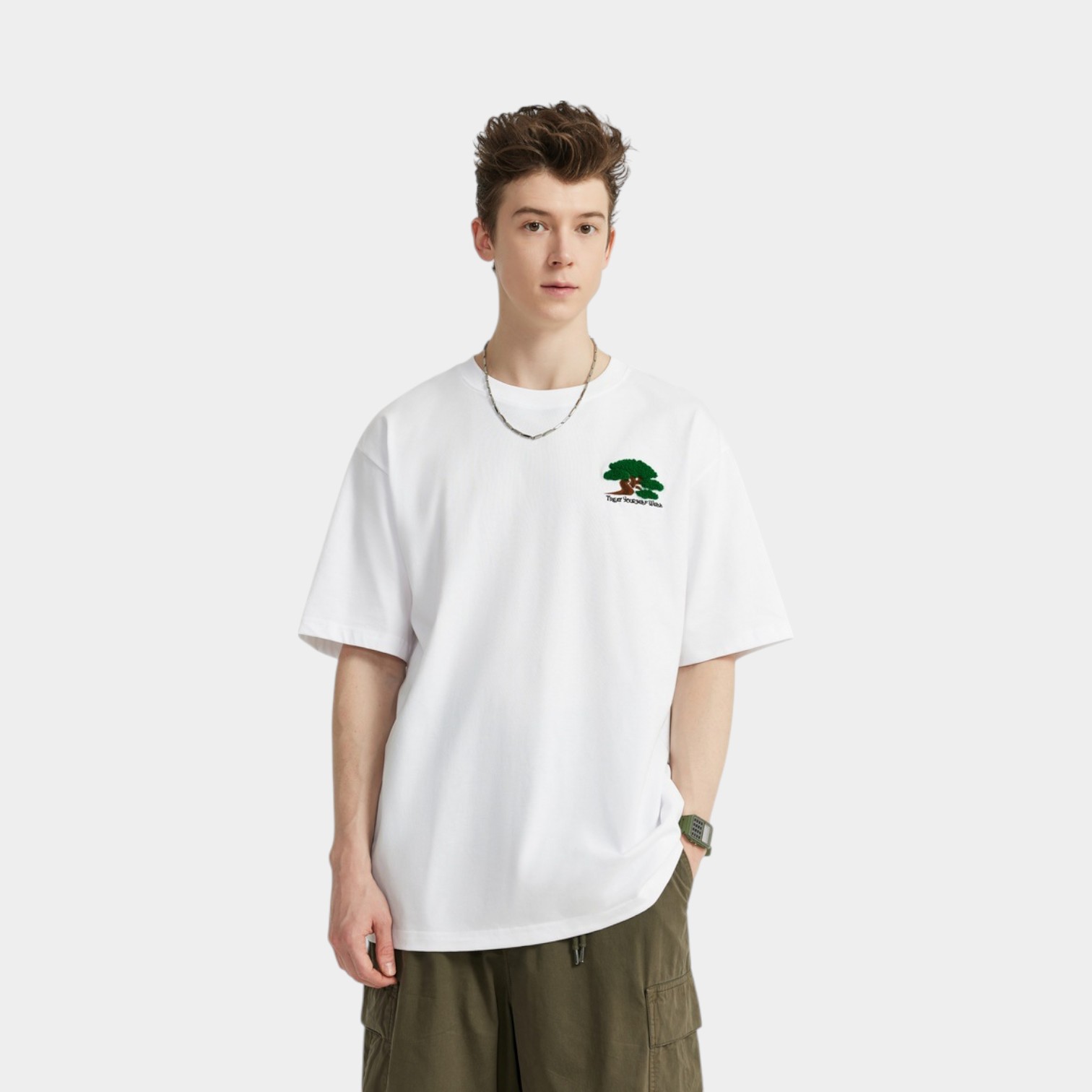 Herren Oversize Kurzarm T-Shirt