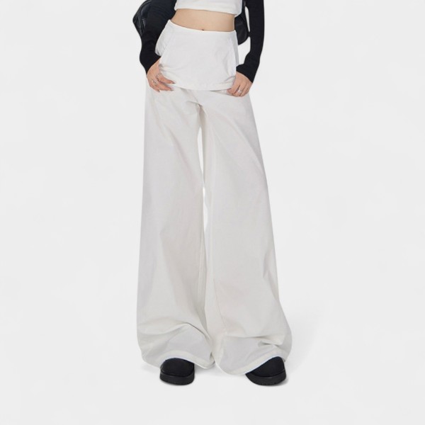 Cargo-Hose mit Textdruck für Damen – Bild 4