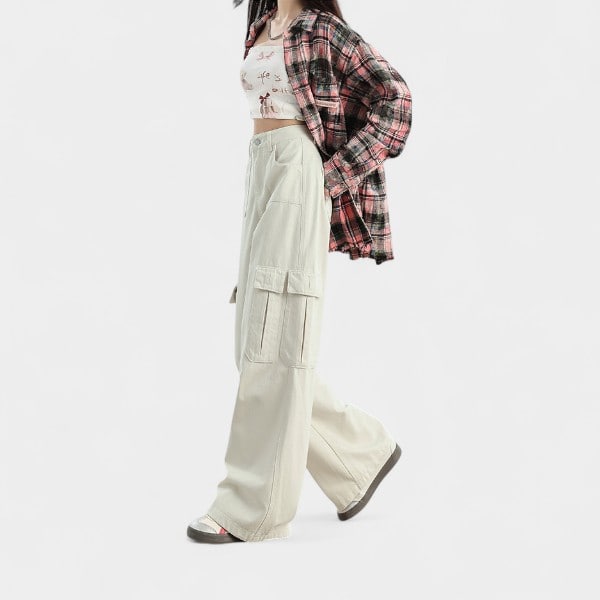 Damen Cargo Hose mit Relaxed Fit/Lockere Passform – Bild 5