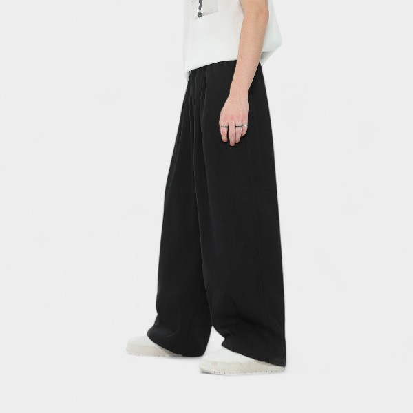 OREETA Japanese Style Wide Leg Pants Hanging Women's Loose Sports Street Dance Pants Black Fashion Brand Wide Leg Casual Pants Men