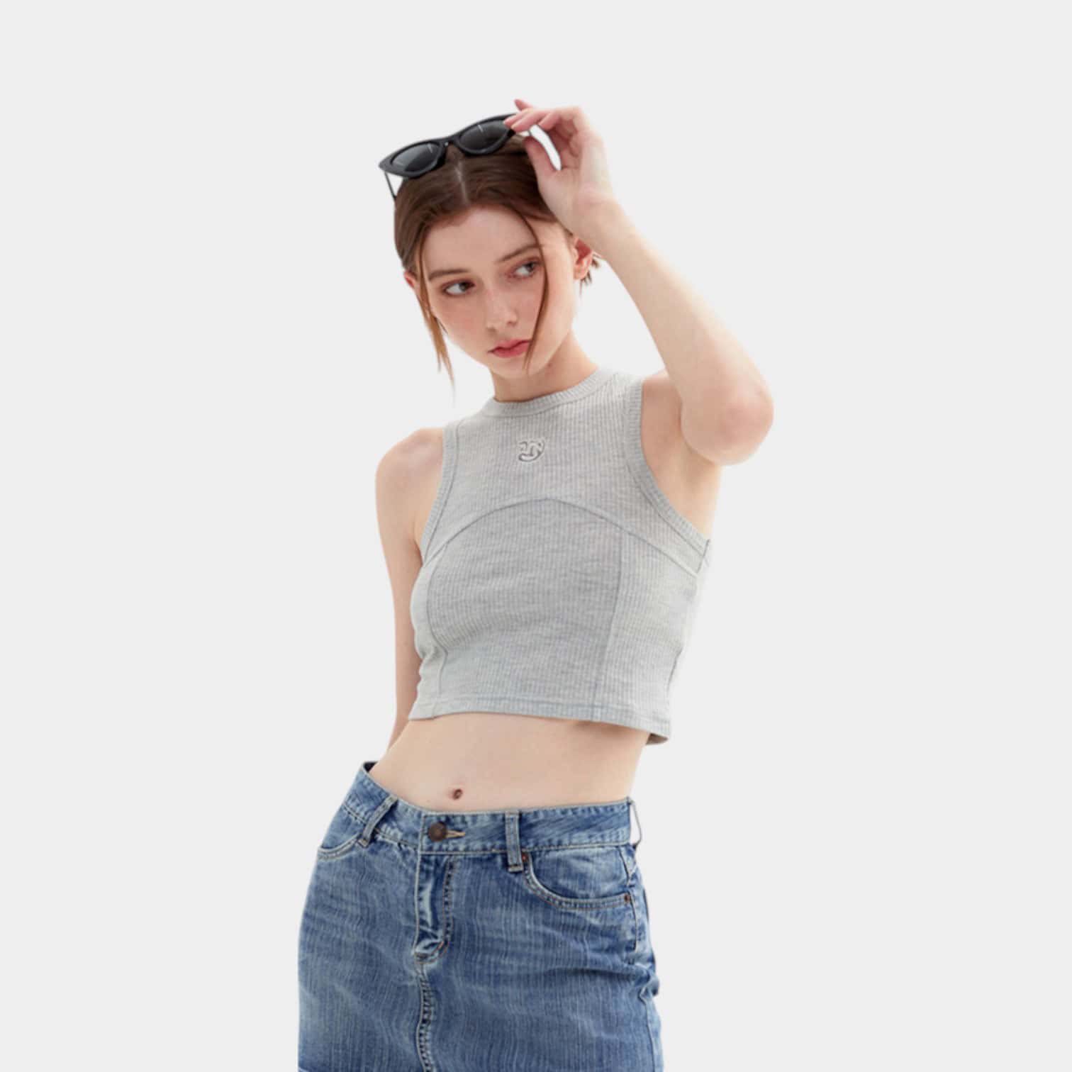 HeyHenry Fashionable Solid Color Sexy Camisole Girl's Summer New Pure Desire Top Slim Design Sense