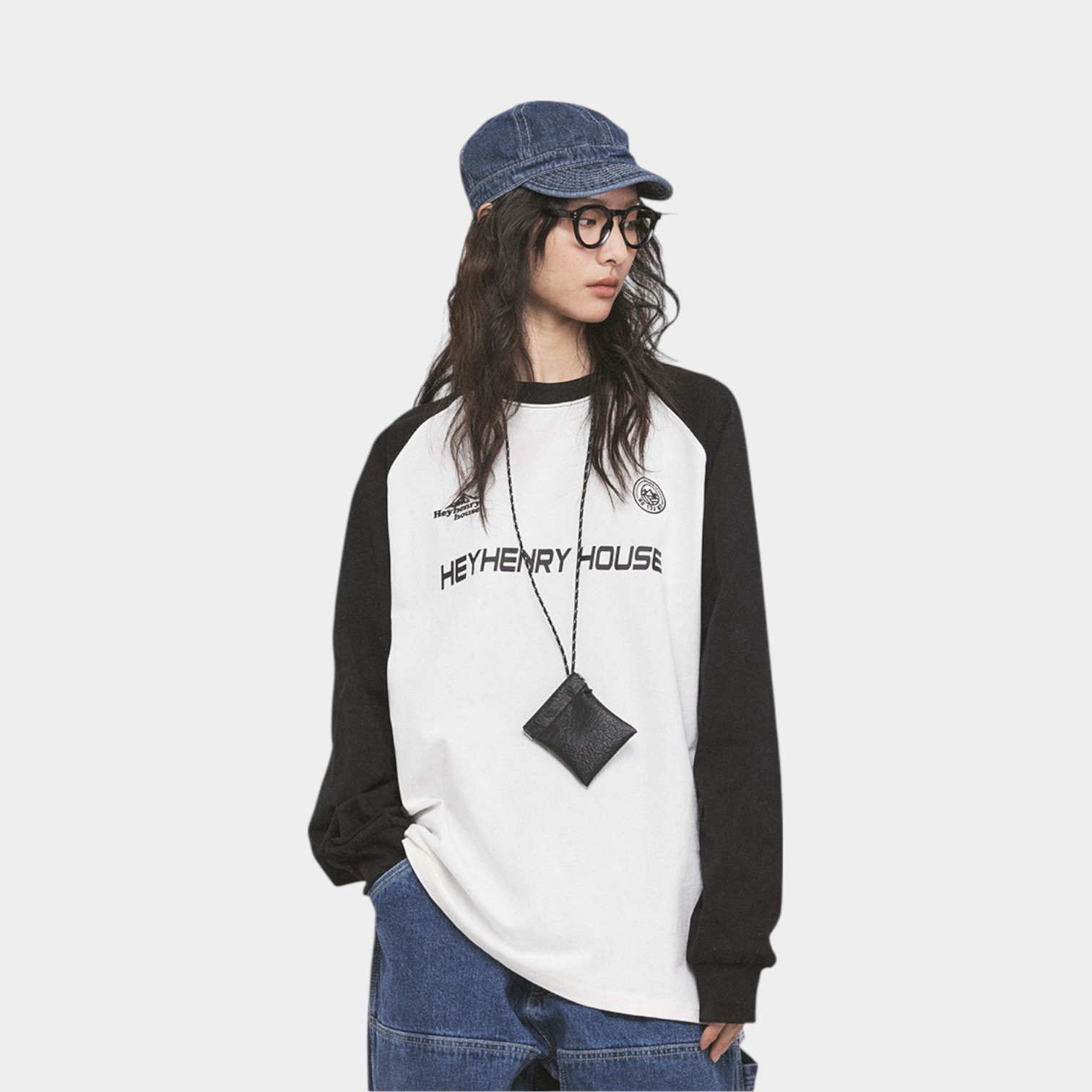 Damen Langarm T-Shirt mit Textdruck – Bild 6