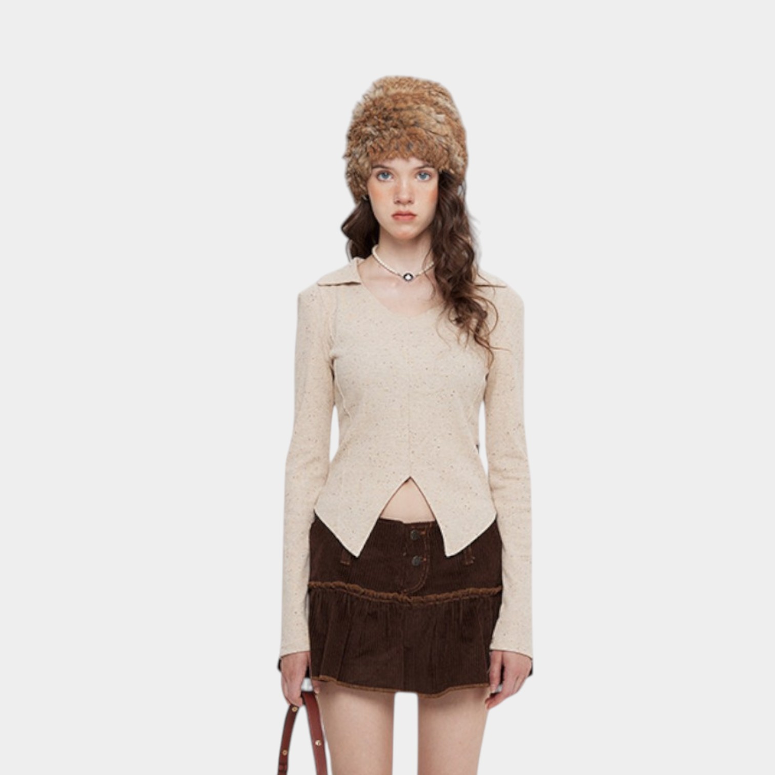 Damen Slim Fit Langarm T-Shirt – Bild 4