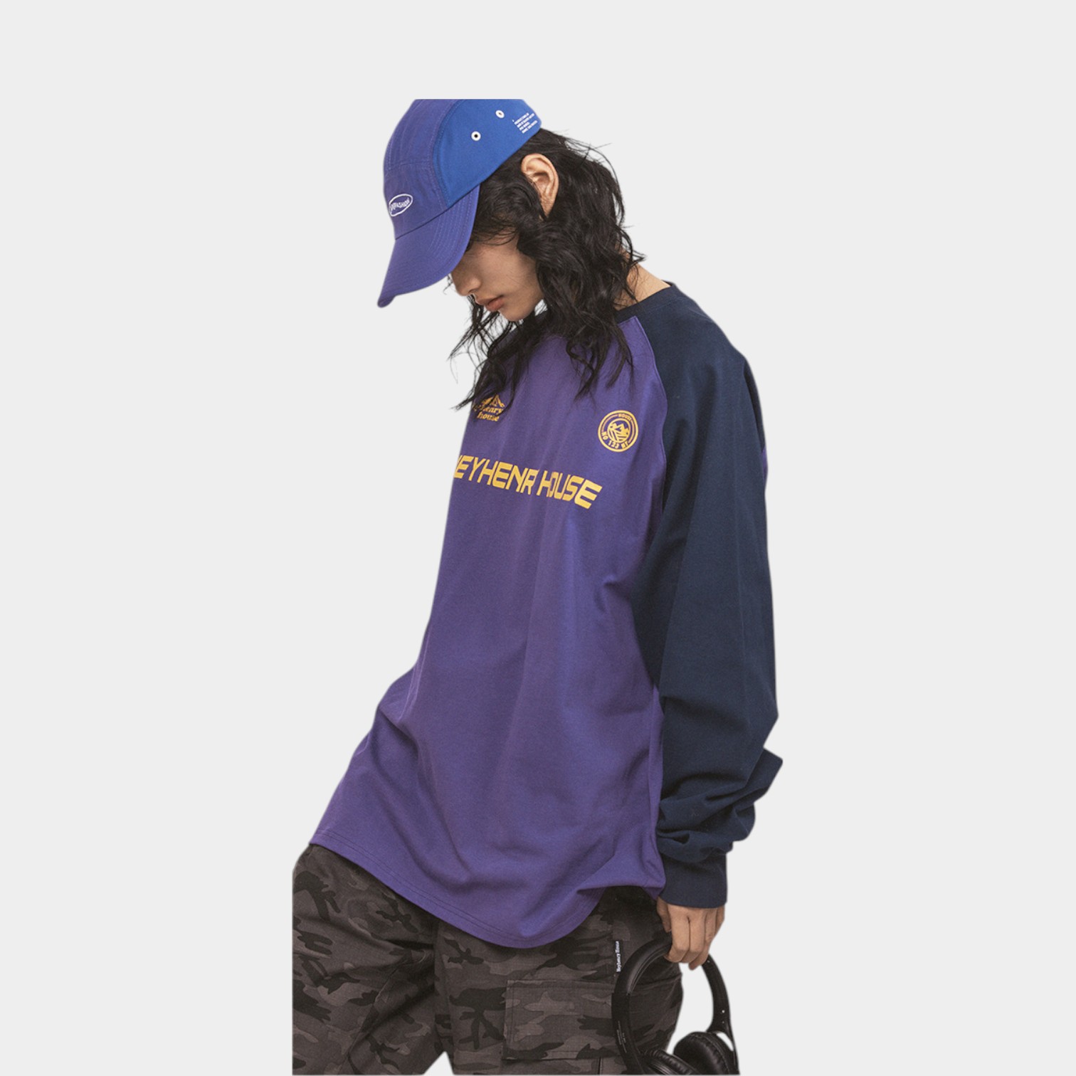 Damen Langarm T-Shirt mit Textdruck – Bild 2