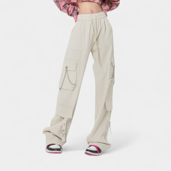 Damen Cargo Hose mit Relaxed Fit/Lockere Passform – Bild 4