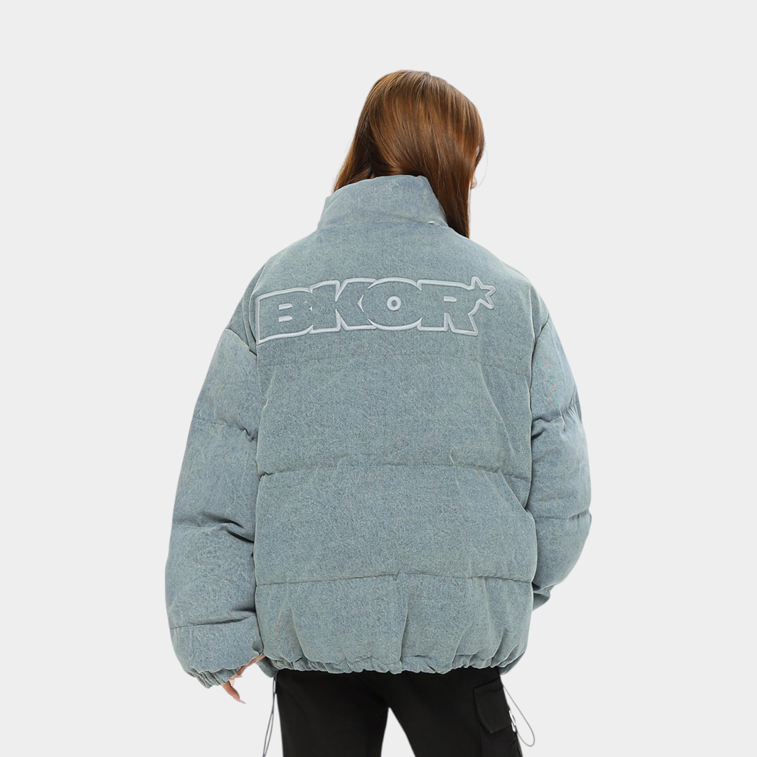 OREETA cotton winter cotton-padded coat men's thickened coat American retro warm cotton-padded coat fashion brand loose bread coat women