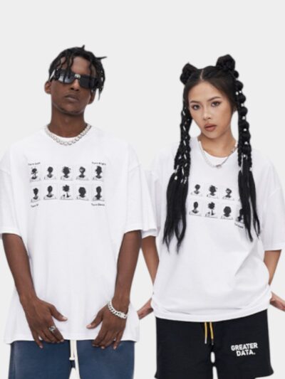 Unisex Artistic print Short sleeves T-Shirt