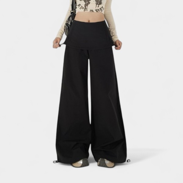 Cargo-Hose mit Textdruck für Damen