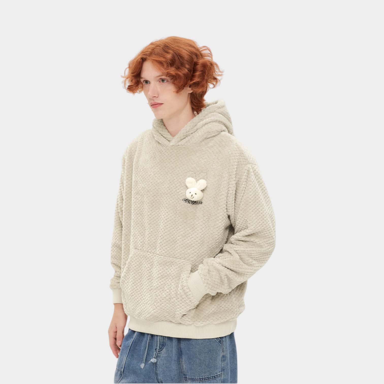 Herren Oversized Langarm Hoodie – Bild 2