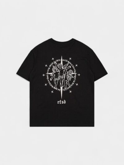 RFSD Men's Wear | 2023 Summer New 230g Loose Short Sleeve European and American ins Fashion Brand Printed Heavy T-shirt for Men and Women