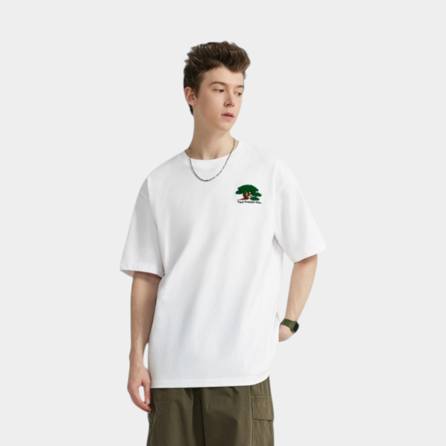 Herren Oversize Kurzarm T-Shirt – Bild 2