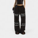 OREETA, Europe and the United States cross-border vertical feeling sports pants 2024 tide brand lazy wind knitted toe leisure sports pants