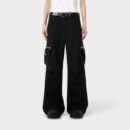 OREETA Design Pleated American Paratroopers Crane Pants 2024 Fashion Brand Zipper Pocket Wide Leg Crane Pants for Men