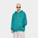 Herren Hoodie mit Textdruck und langen Ärmeln