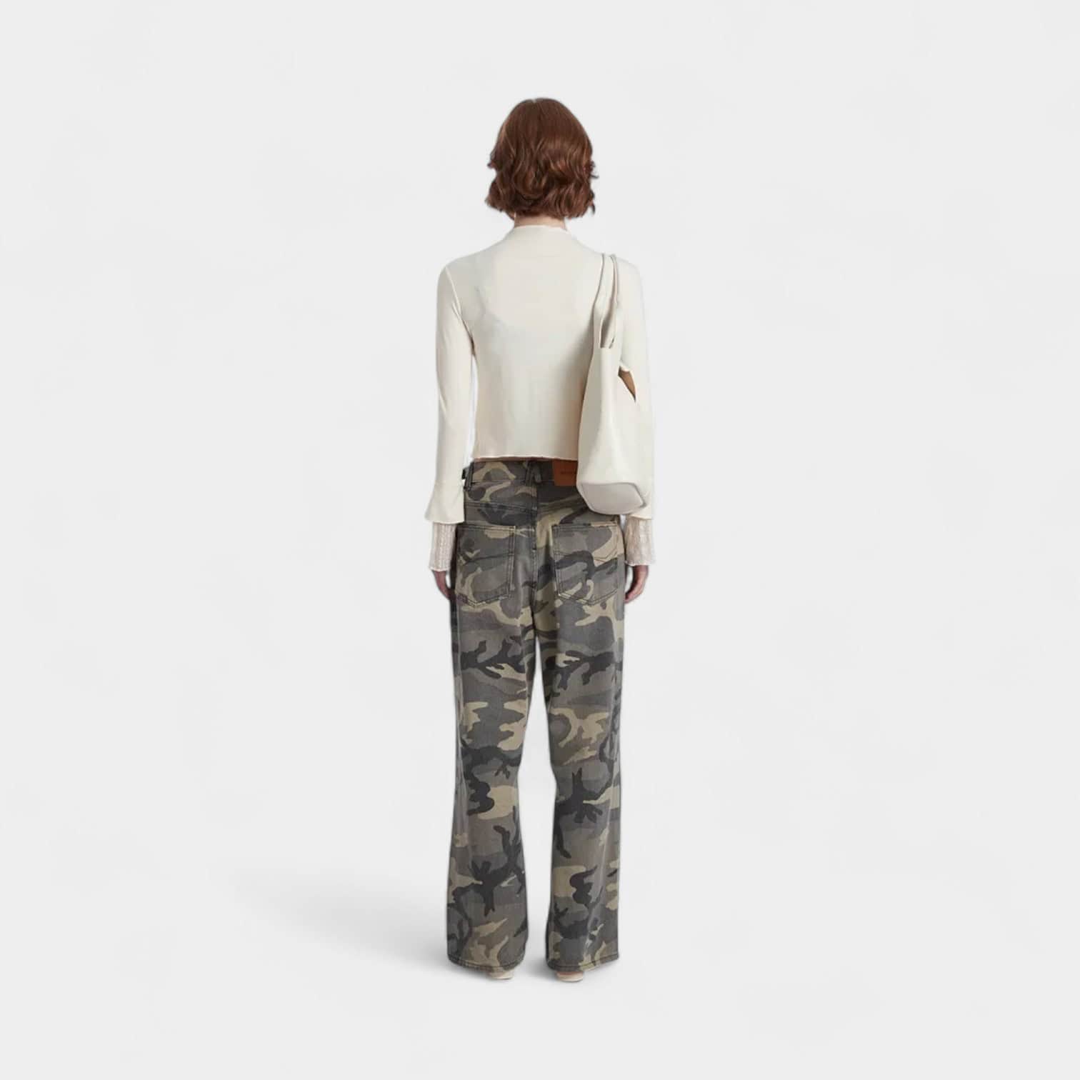 Damen Slim Fit Langarm T-Shirt – Bild 3