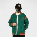 National Fashion Embroidered Suede Jacket Men's Work Jacket Men's Fashion Brand Large Size Men's Casual Baseball Clothing Autumn and Winter Fashionable Jacket