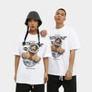 Unisex Anime/Cartoon-Druck Kurzarm T-Shirt