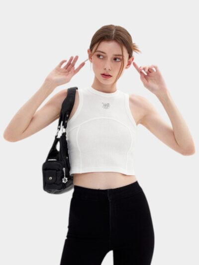 HeyHenry Fashionable Solid Color Sexy Camisole Girl's Summer New Pure Desire Top Slim Design Sense