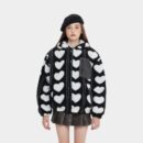 Damen Oversized Fleece Jacke mit langen Ärmeln