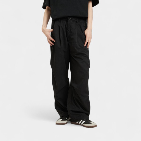 HeyHenry men's personalized wide-leg pants 2024 spring new loose straight wide-leg couple casual pants