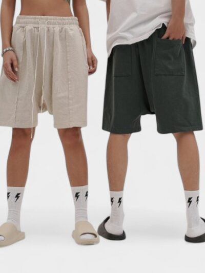 Unisex Relaxed Fit/Loose Fit Cargo Shorts
