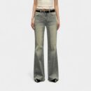 OREETA, Old Design Wash Rivet Jeans, Casual Fashion Brand Slim-fit Slim-fit Skinny Women's Jeans