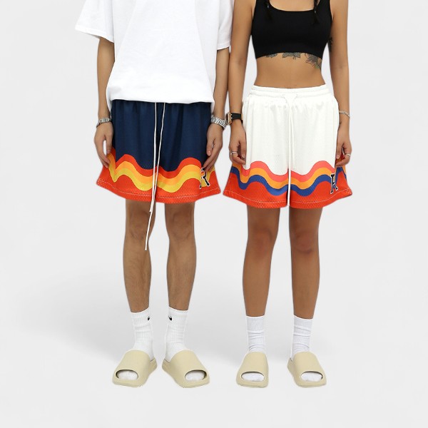 Unisex Nylonshorts mit Textdruck