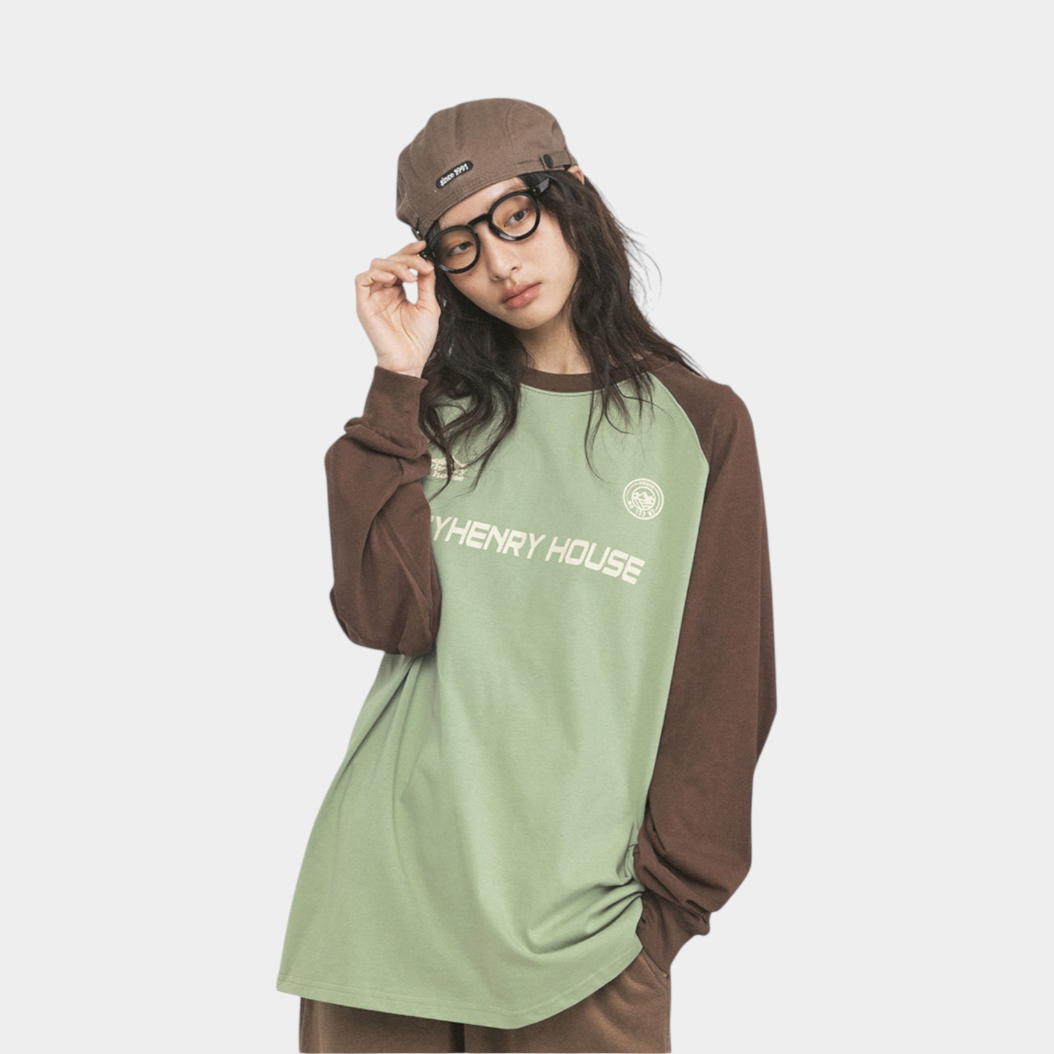 Damen Langarm T-Shirt mit Textdruck – Bild 3