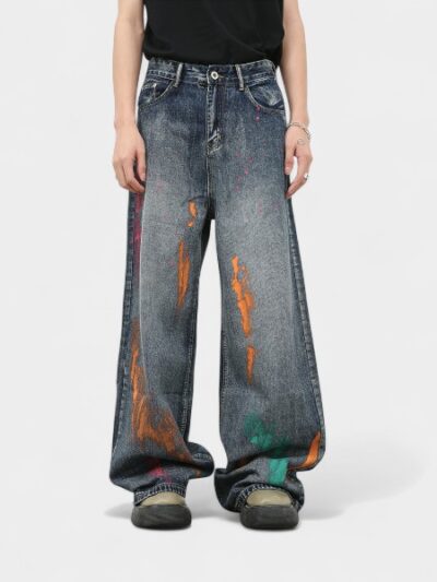 Men's Artistic print Jeans